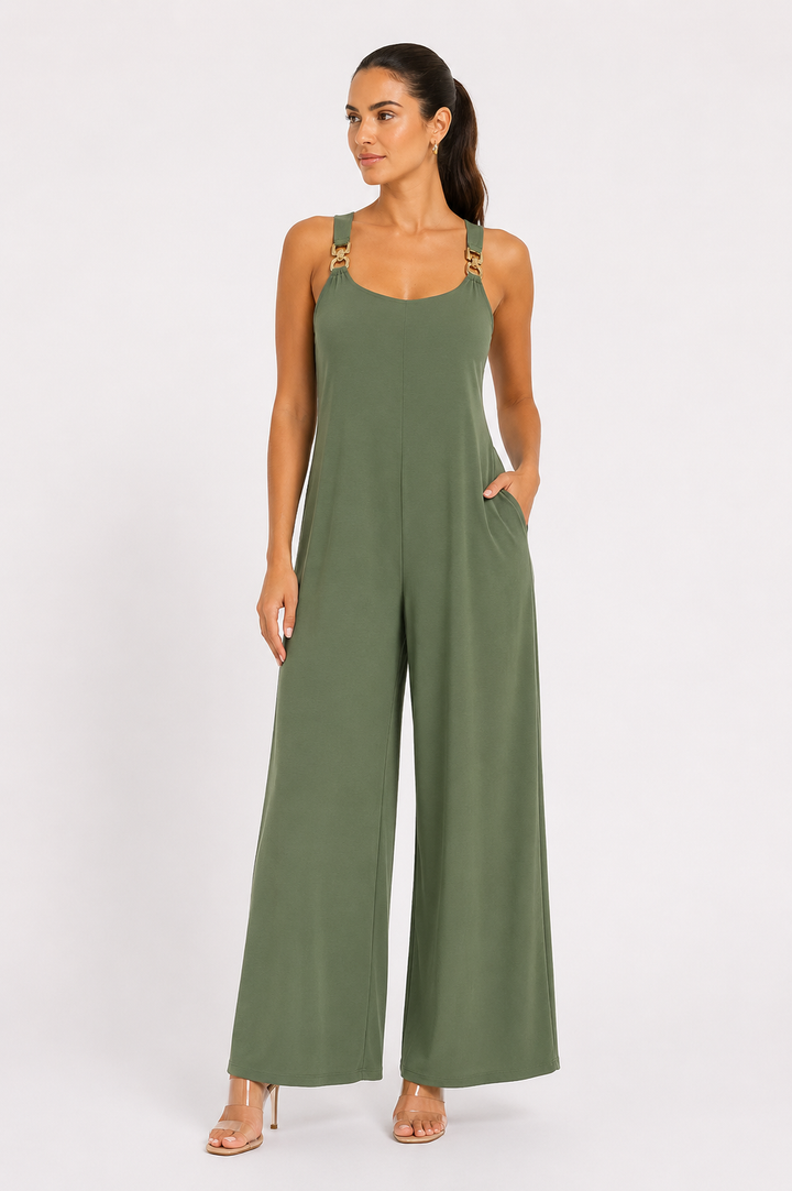 Valeria™ | Elegant Wide-Leg Jumpsuit