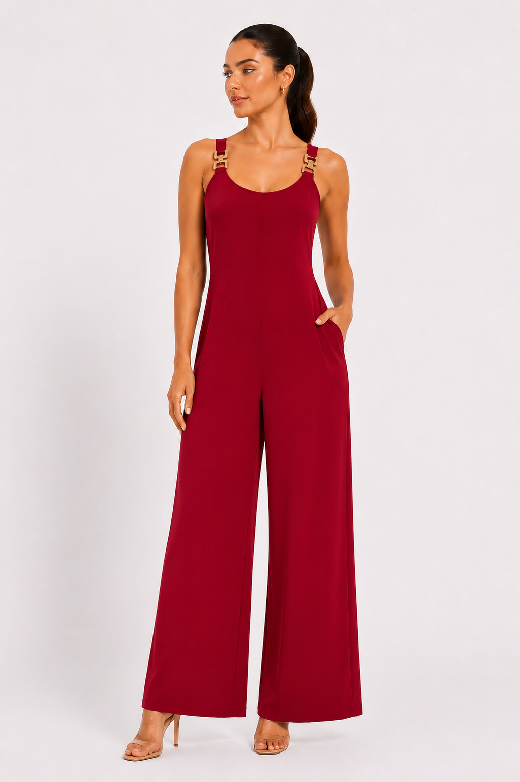 Valeria™ | Elegant Wide-Leg Jumpsuit