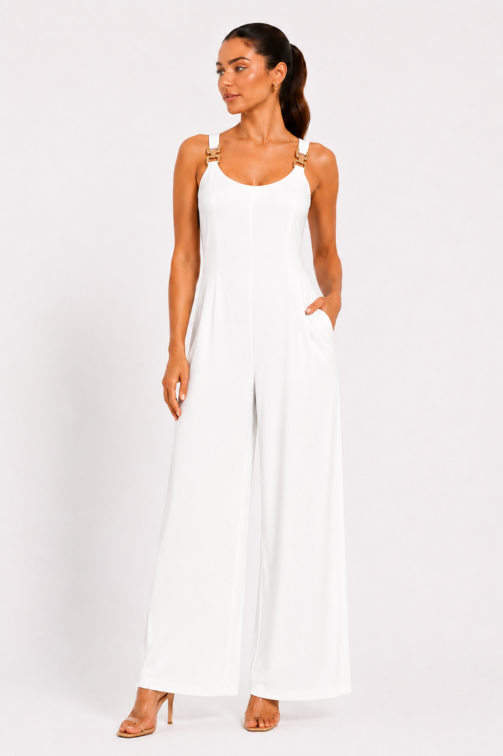 Valeria™ | Elegant Wide-Leg Jumpsuit