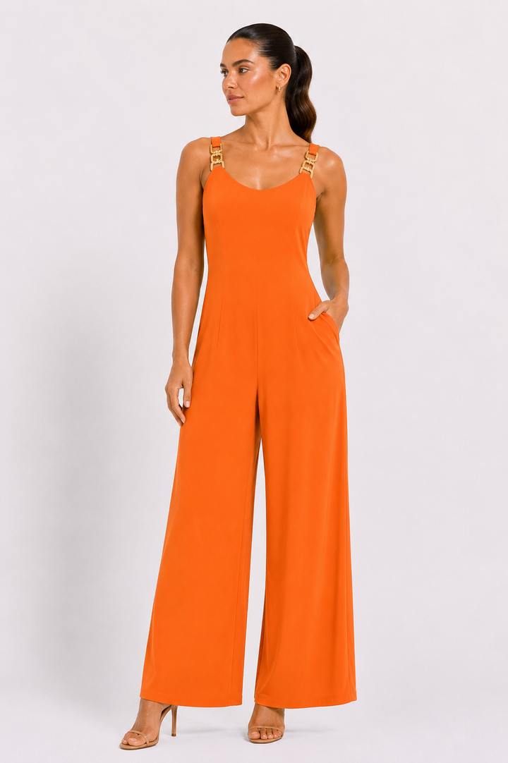 Valeria™ | Elegant Wide-Leg Jumpsuit