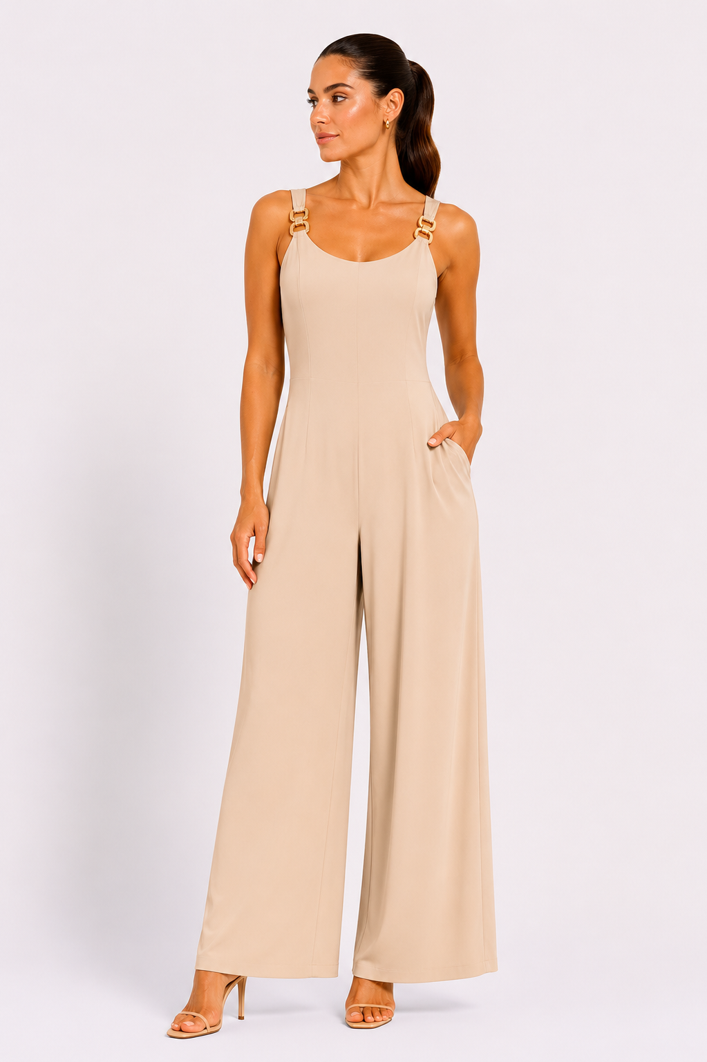 Valeria™ | Elegant Wide-Leg Jumpsuit