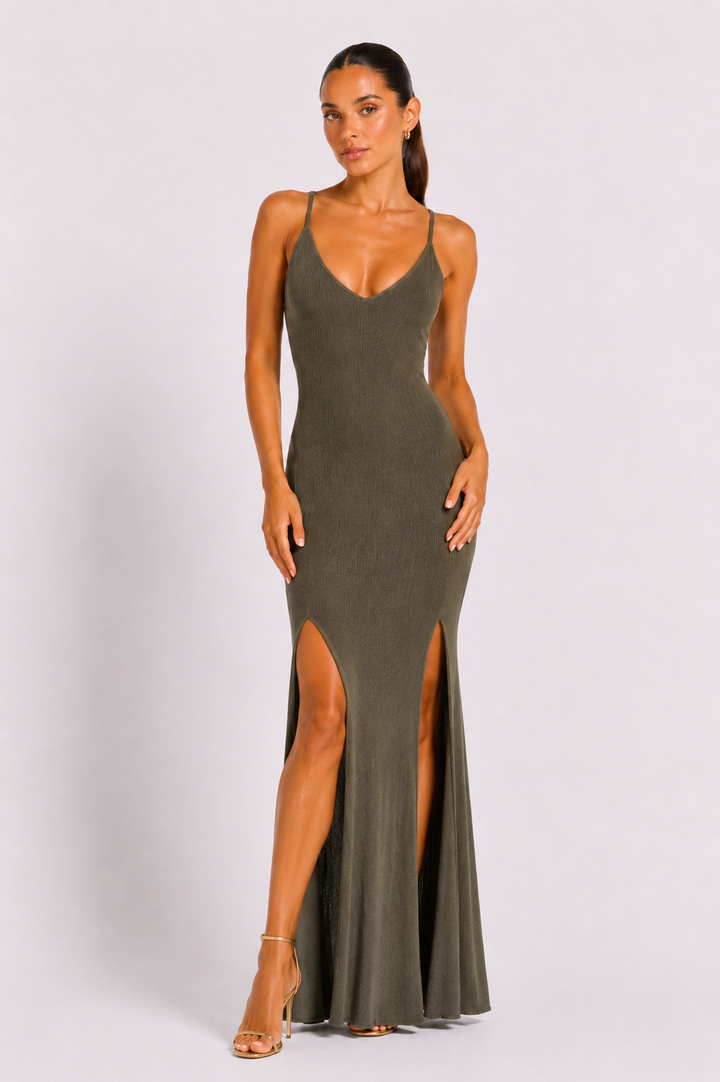 Chloë™ | Elegant Double-Slit Evening Gown