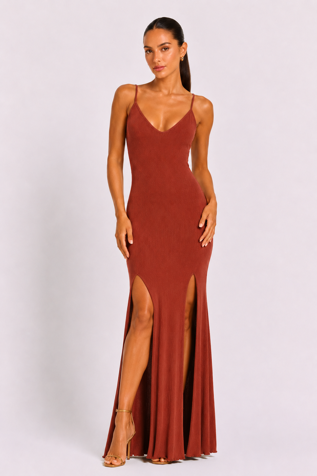 Chloë™ | Elegant Double-Slit Evening Gown