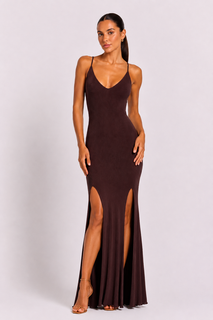 Chloë™ | Elegant Double-Slit Evening Gown