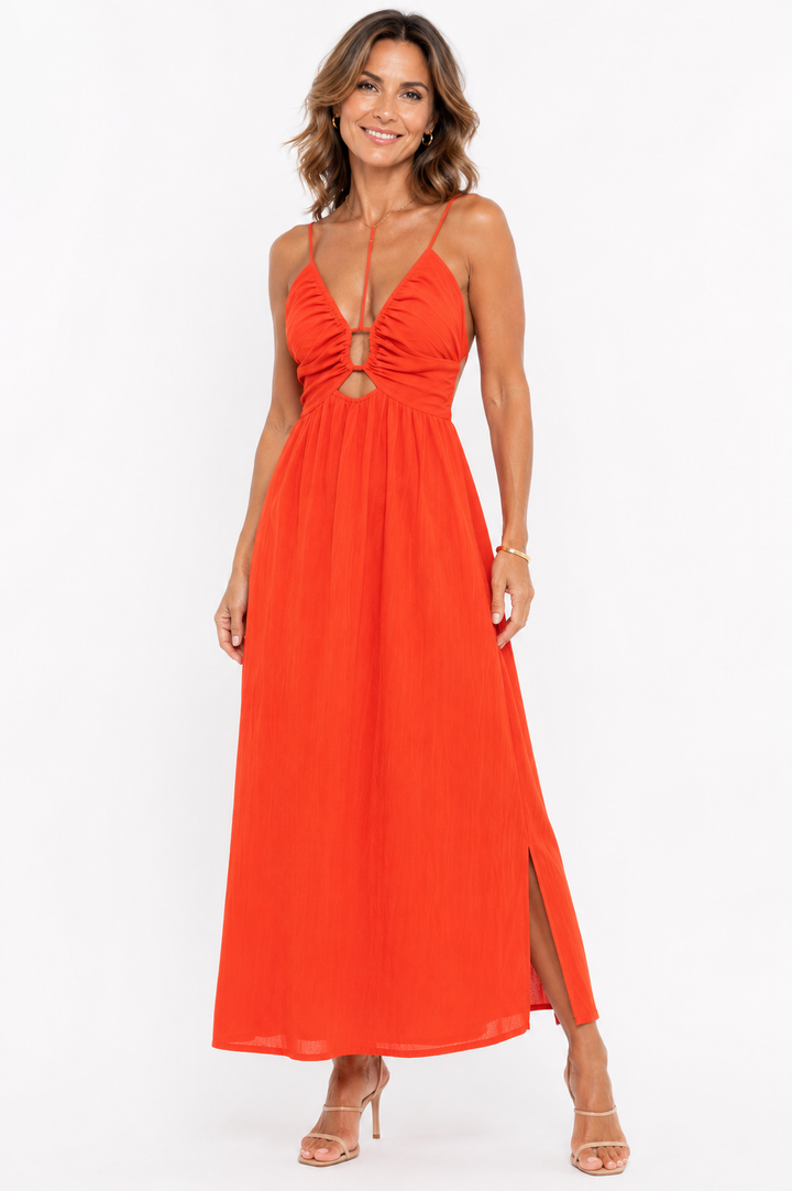 Celeste™ – Sunset Grace Maxi Dress