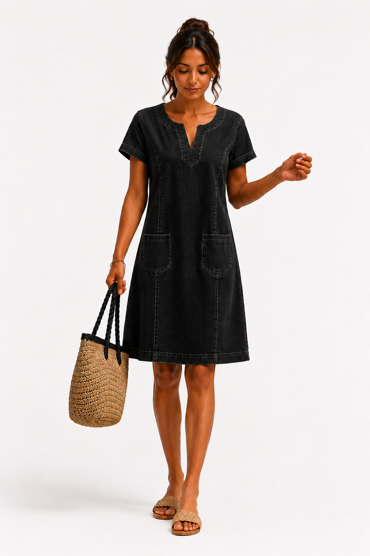 Eva – Casual Denim Dress
