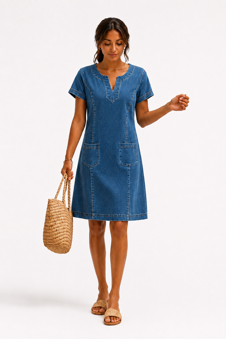 Eva – Casual Denim Dress