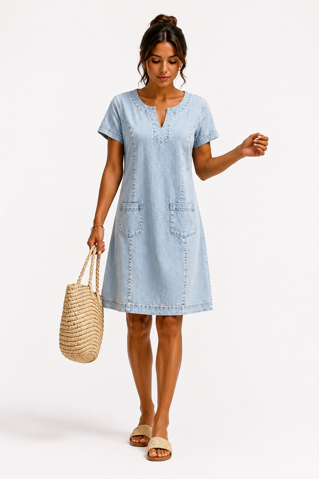 Eva – Casual Denim Dress