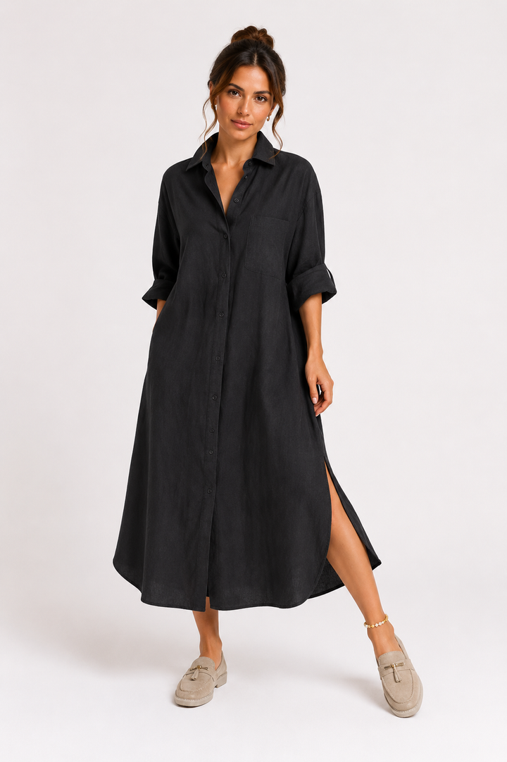 Selene – Effortless Linen Dress