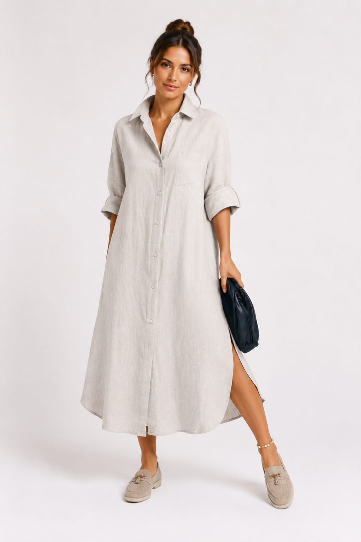 Selene – Effortless Linen Dress