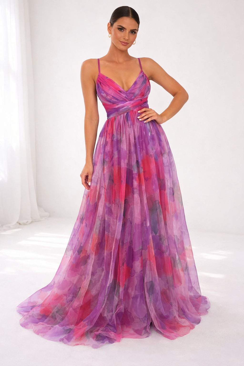 Rosalie – Sunset Blossom Dress