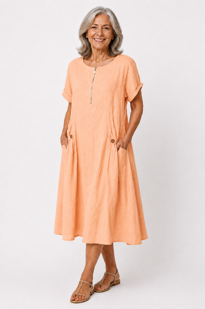 Evelyn™ – Everyday Comfort Midi Dress