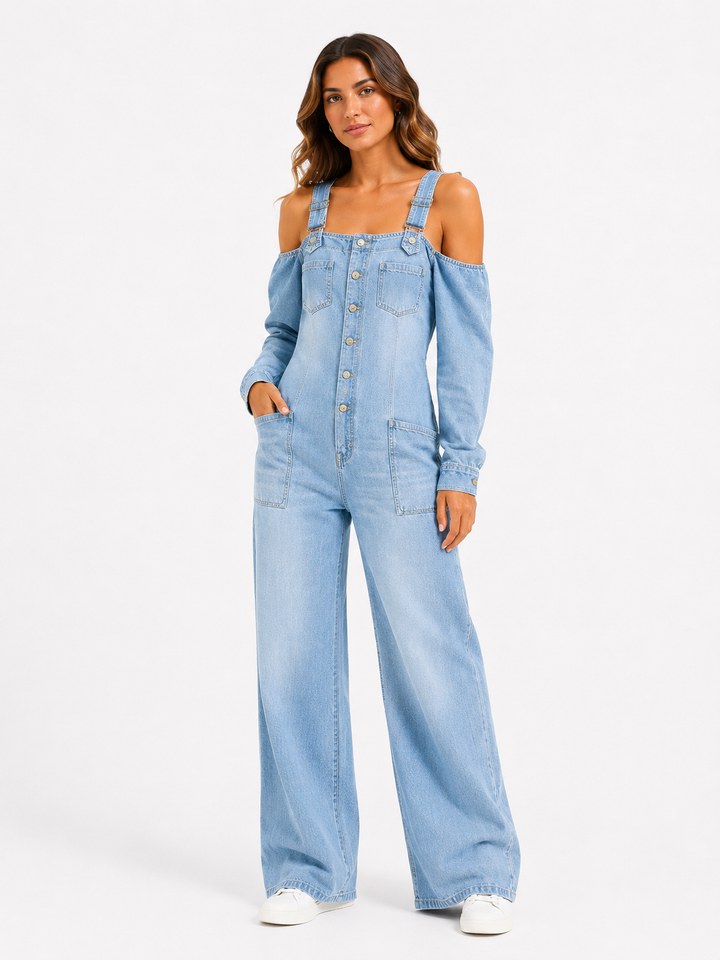 Noa™ – Effortless Denim Jumpsuit