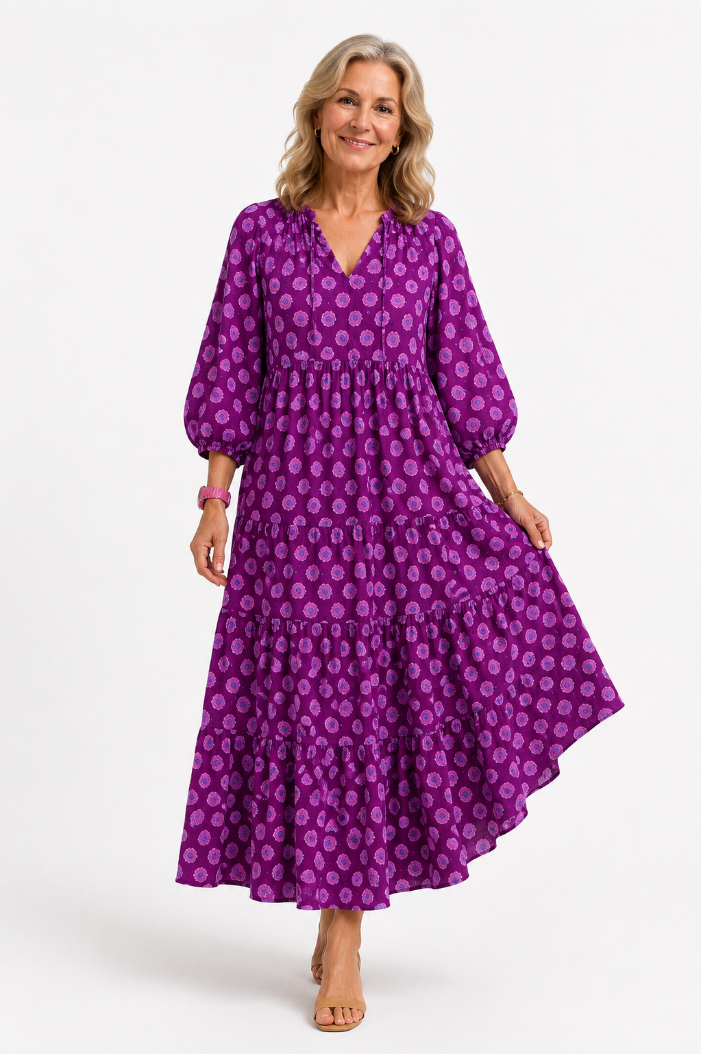 Livia™ – Meadow Bloom Maxi Dress