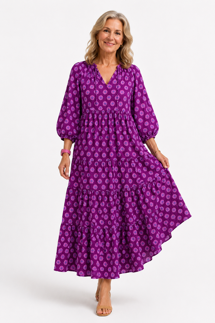 Livia™ – Meadow Bloom Maxi Dress