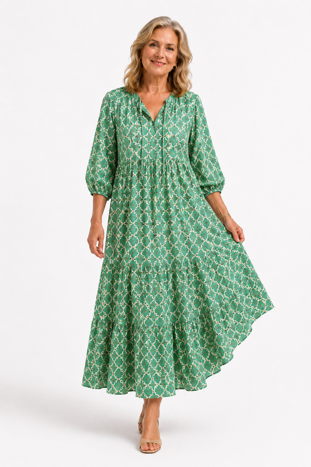Livia™ – Meadow Bloom Maxi Dress