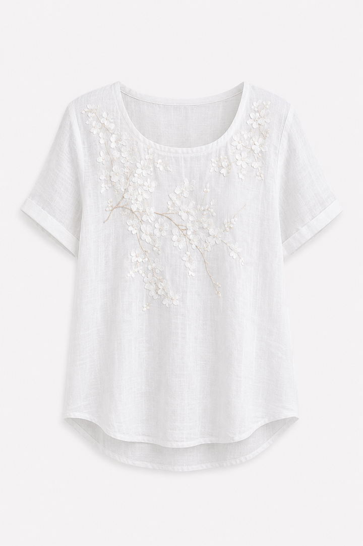 Noëlle™ – Floral Elegance Blouse