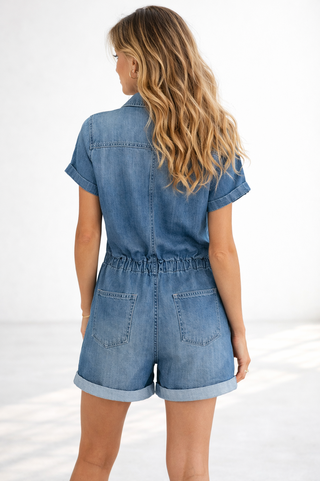 Sophie -  Denim Utility Jumpsuit