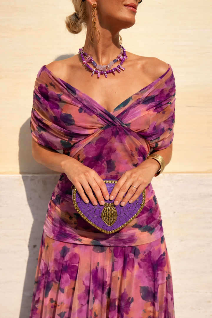 Amalia – Elegant Flowing Midi Dress