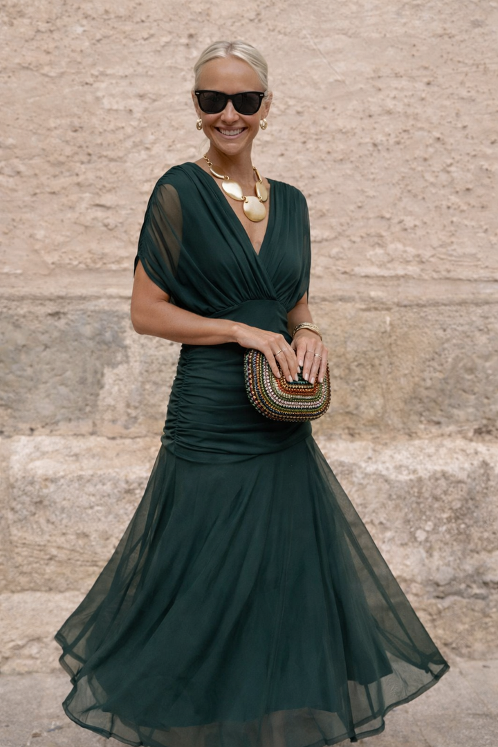 Amalia – Elegant Flowing Midi Dress