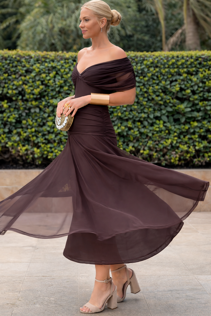 Amalia – Elegant Flowing Midi Dress