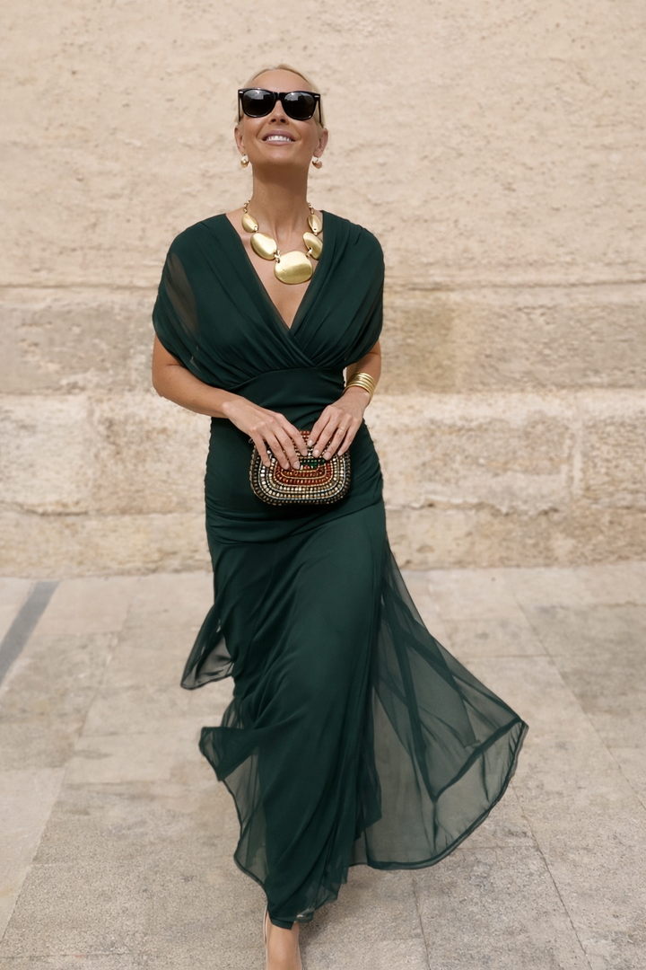 Amalia – Elegant Flowing Midi Dress