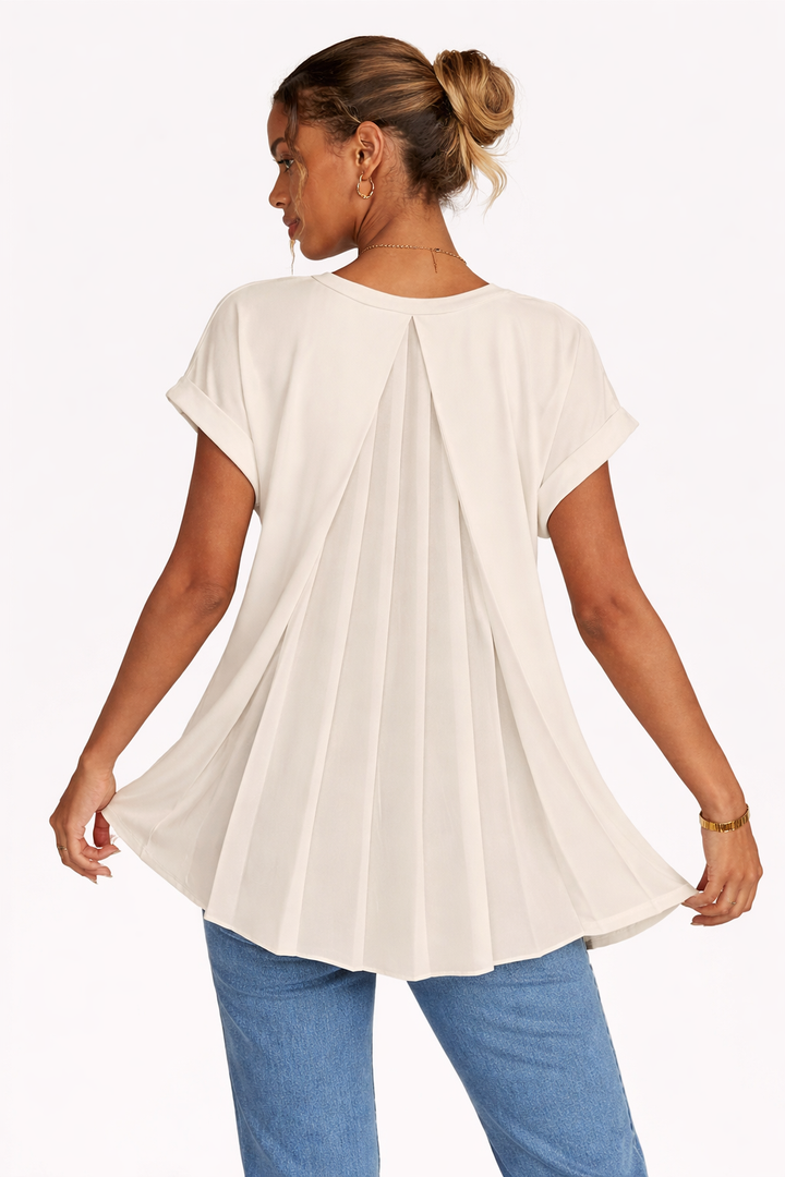 Ellie - Pleated Back Blouse