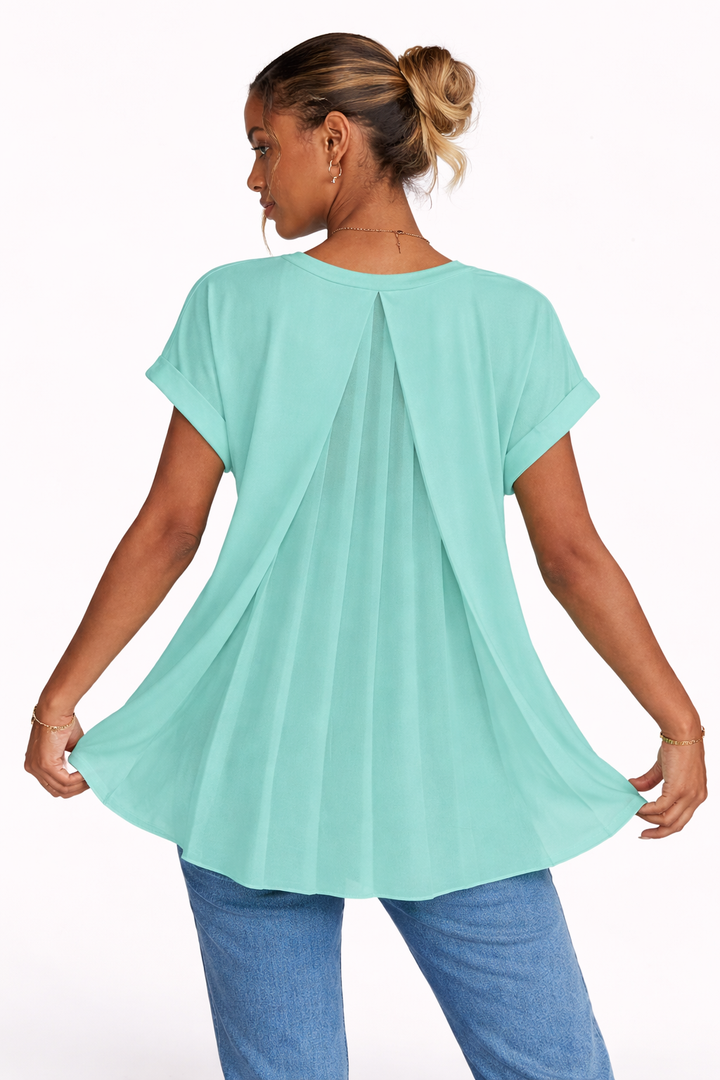 Ellie - Pleated Back Blouse