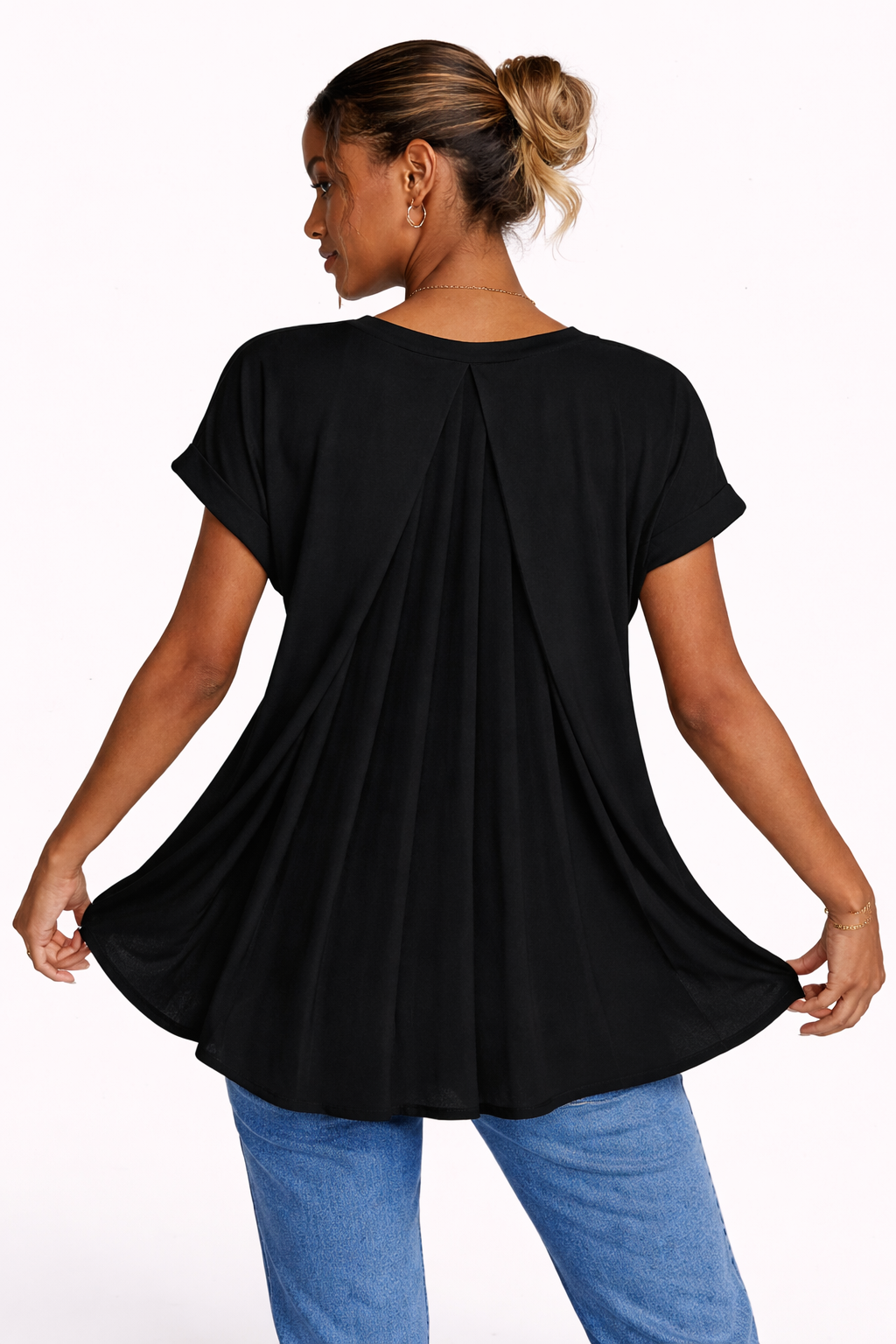 Ellie - Pleated Back Blouse