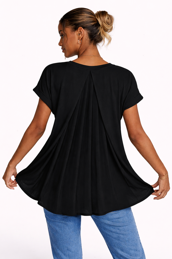 Ellie - Pleated Back Blouse