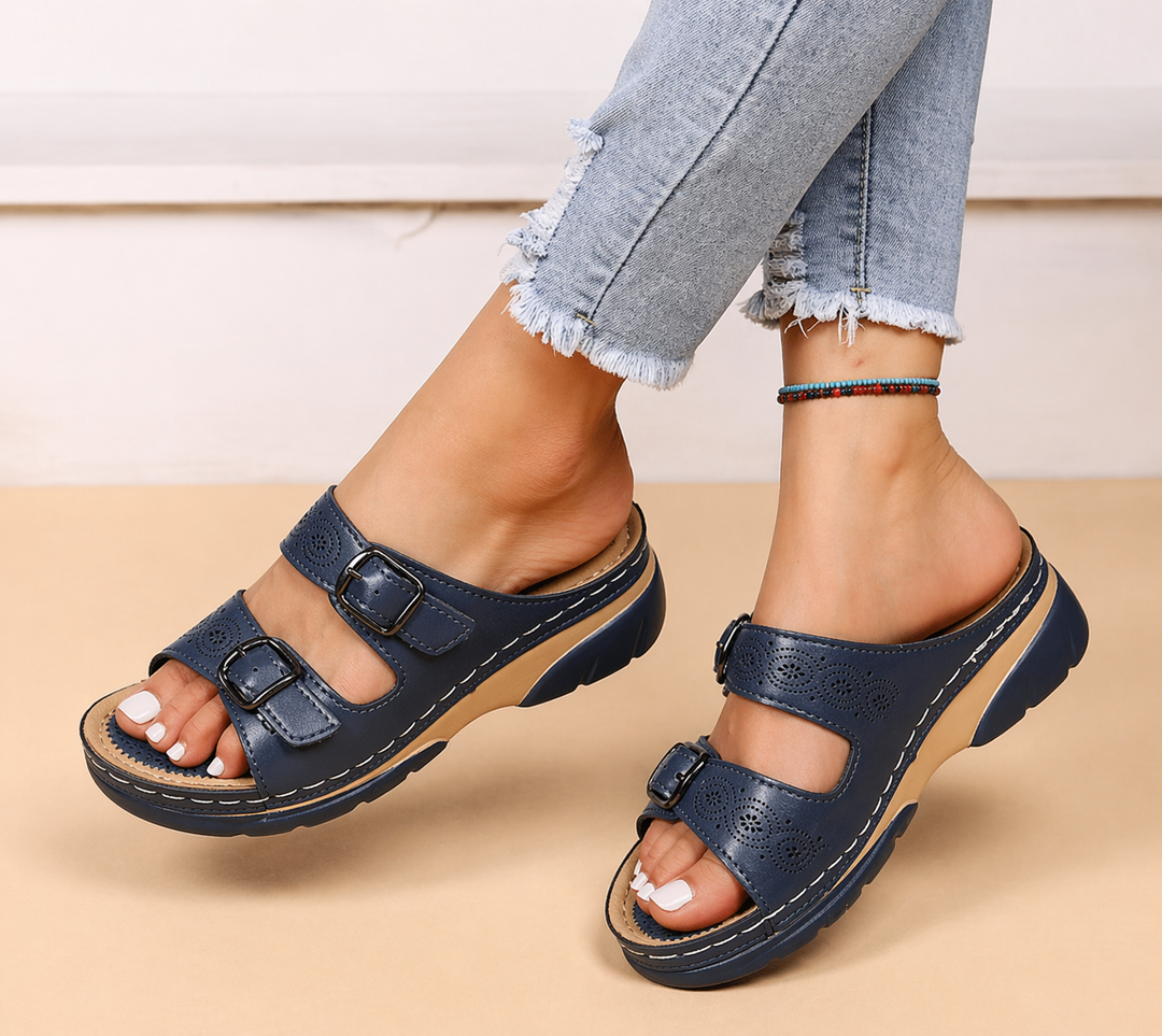 Luna orthopedic sandals for heel spurs, wide feet & osteoarthritis