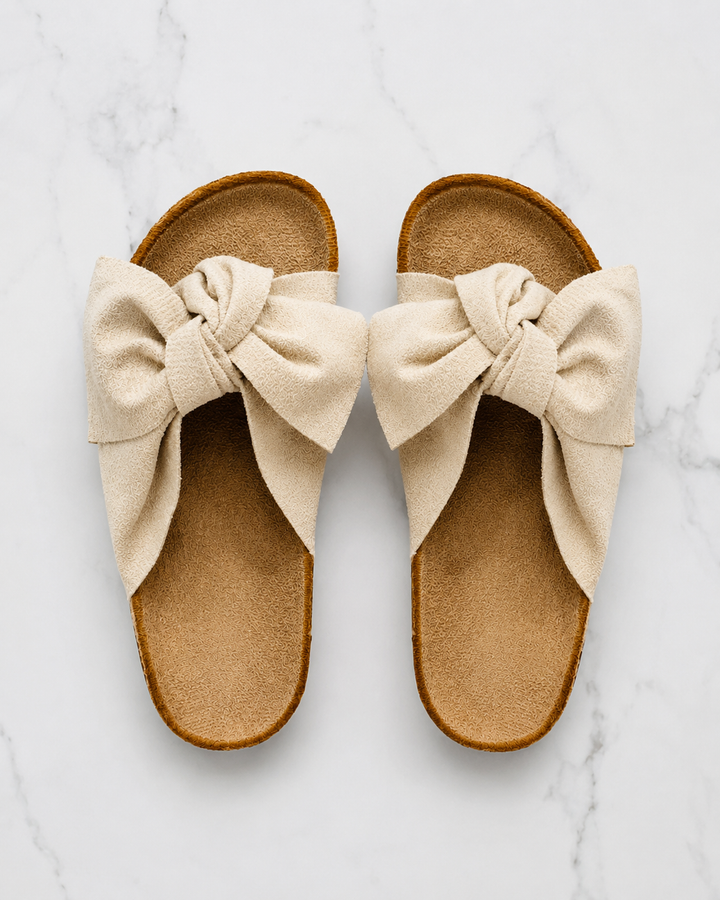 Luna™ – Elegant Bow Comfort Slippers