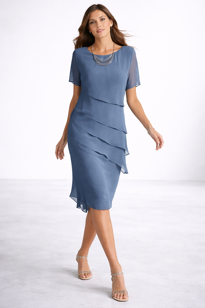 Claire – Élégance Layered Dress