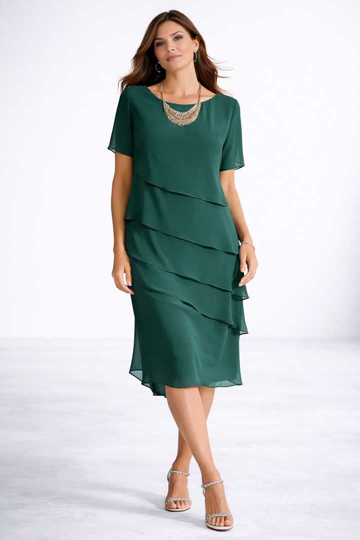 Claire – Élégance Layered Dress