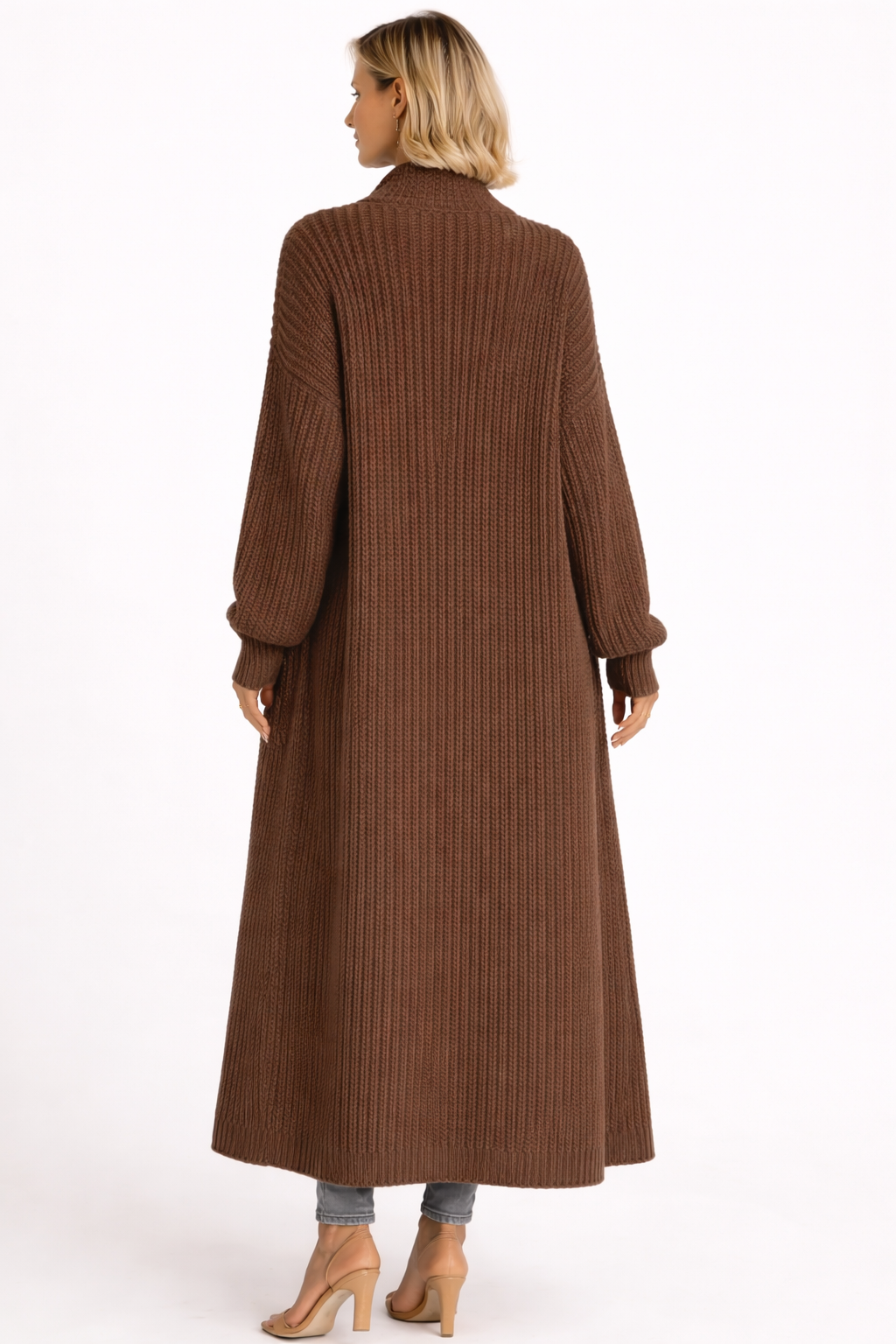 Margaret - Statement Long Knit Vest