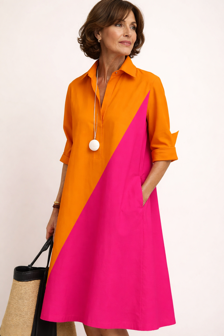 Alessia-Stripe Dress