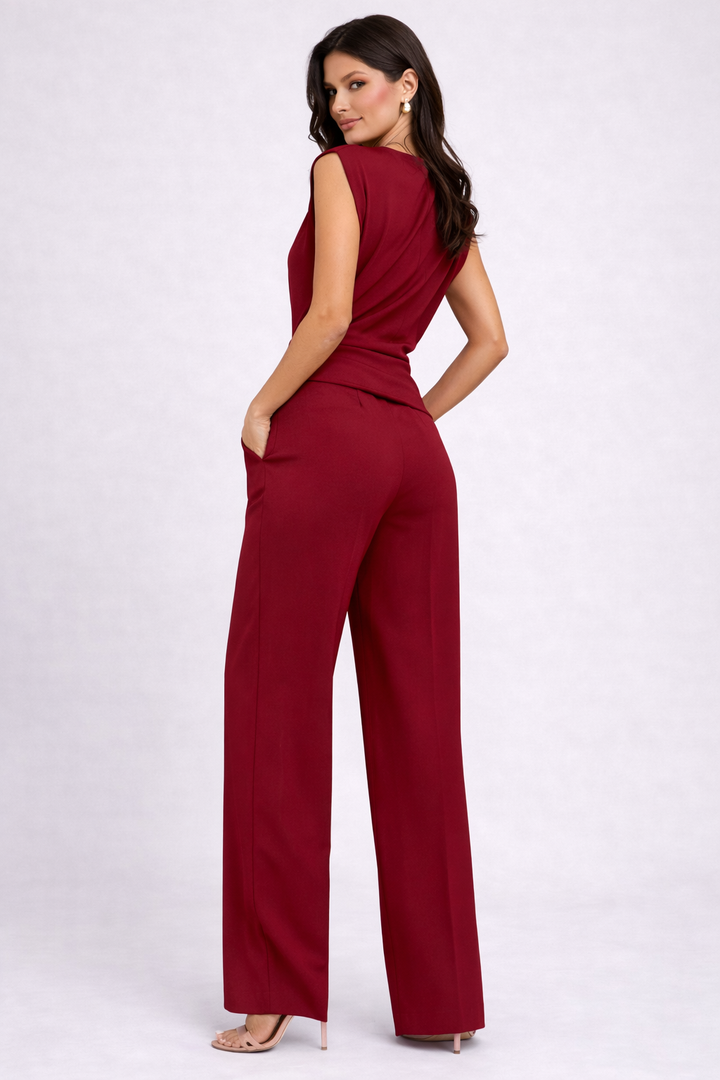 Mia - Élégance Draped Set