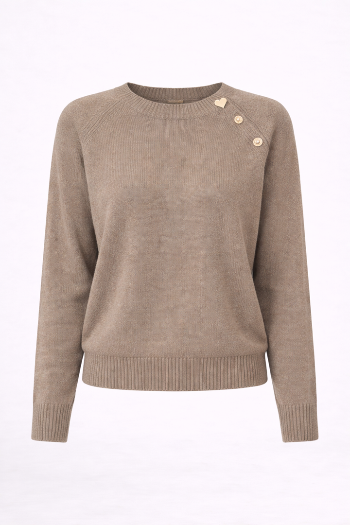 Lilly - Modern Icon Button Sweater