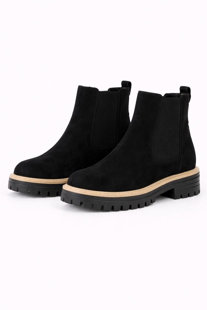 Maya - Pure Form Suede Ankle Boots