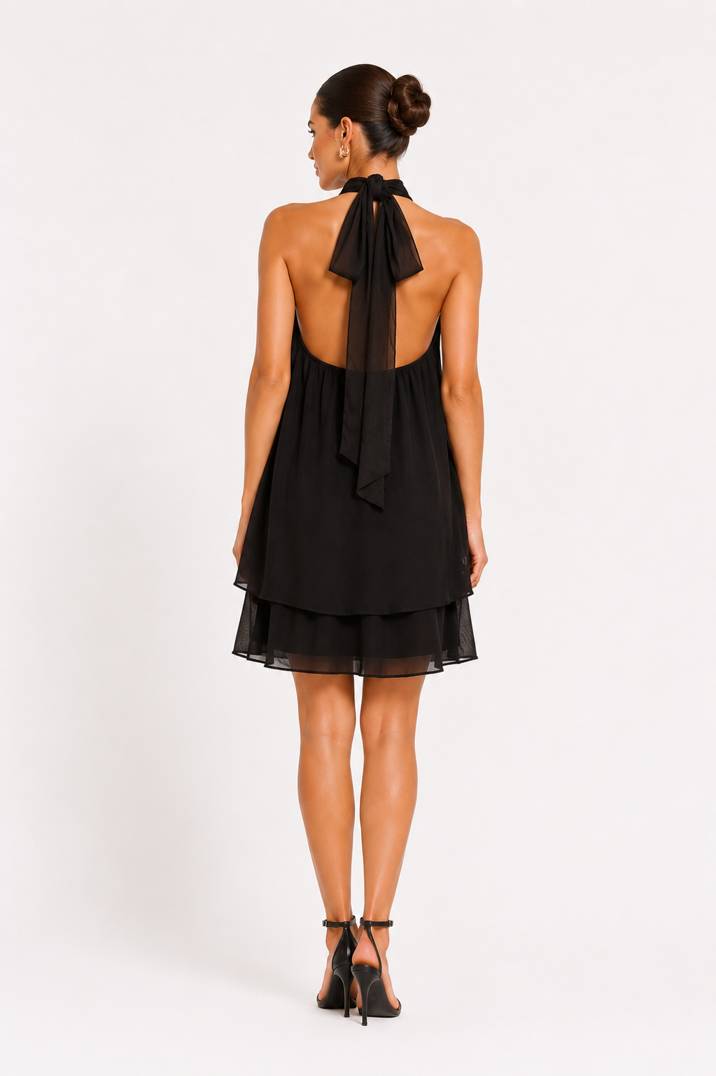 Aurélie™ | Graceful Layered Halter Dress