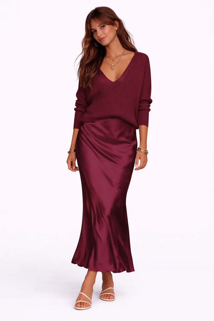 Lilly – Elegant Satin Slip Dress