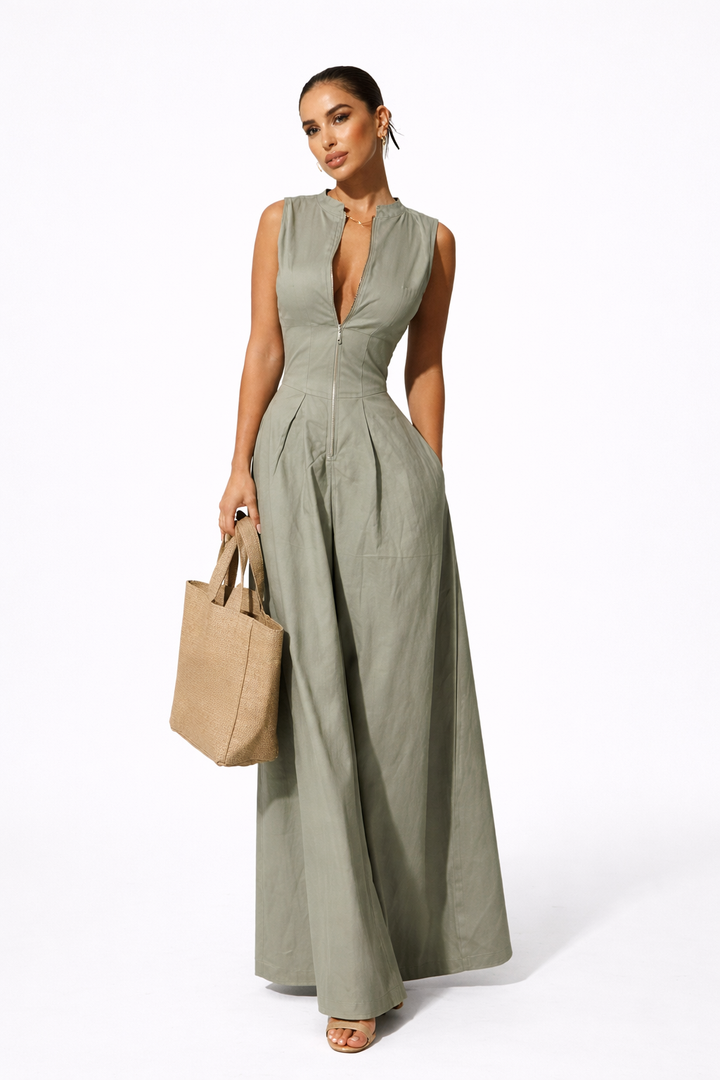 Viona – Elegant Wide-Leg Jumpsuit