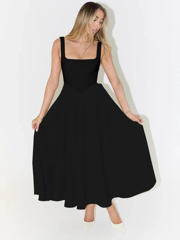 Livia – Elegant Sleeveless Midi Dress