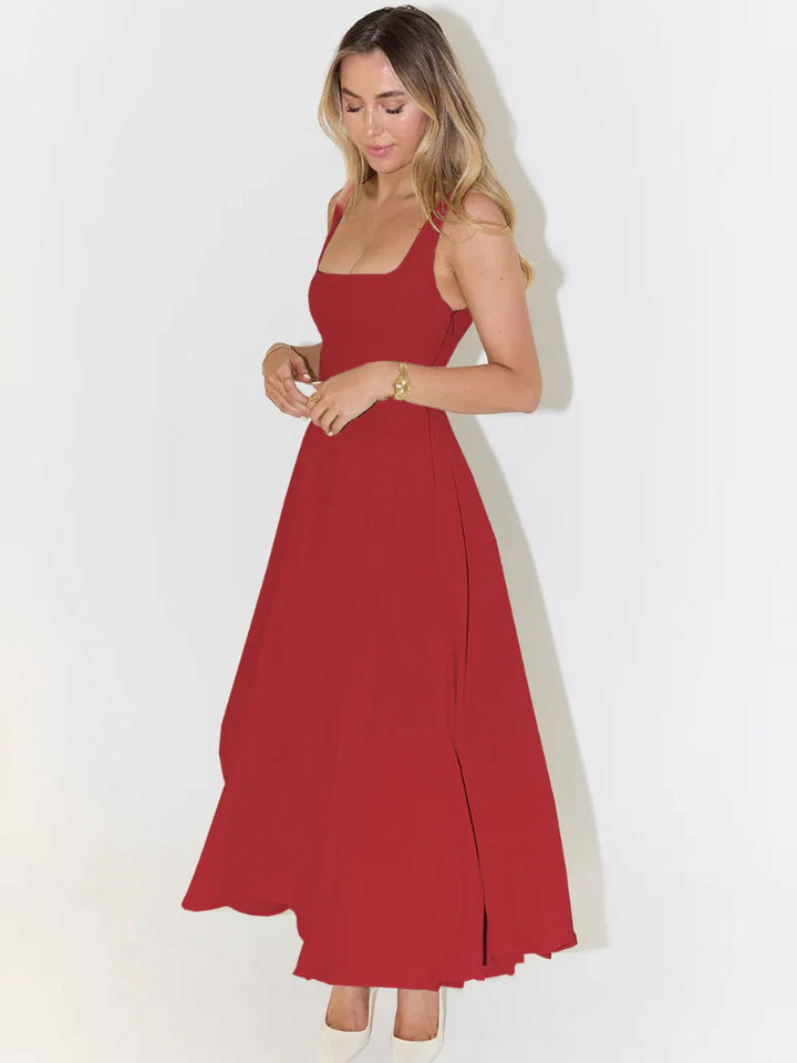 Livia – Elegant Sleeveless Midi Dress