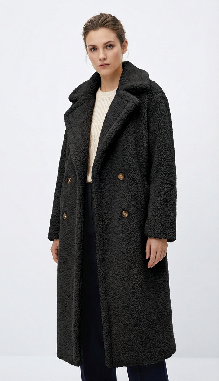 Jolie - Soft Luxe Teddy Overcoat